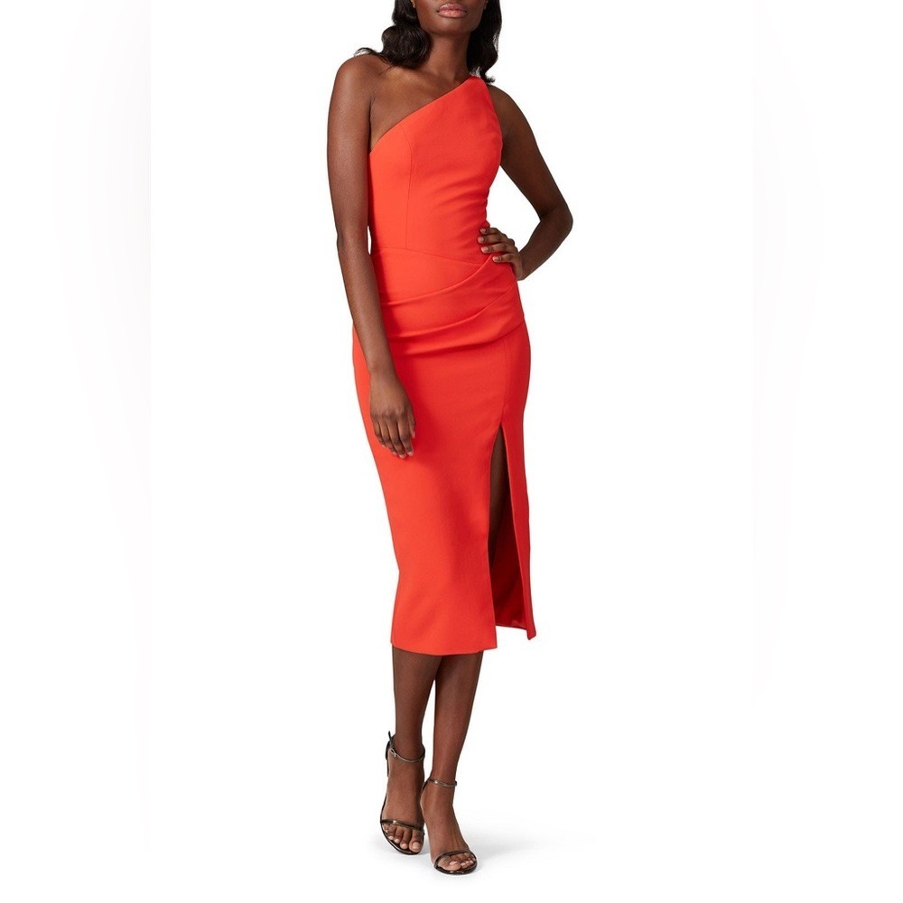 Manning Cartell‎ Radar Love One Shoulder Midi Dress Red